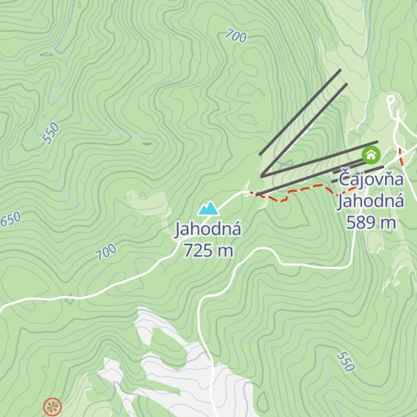 Map of Jahodná