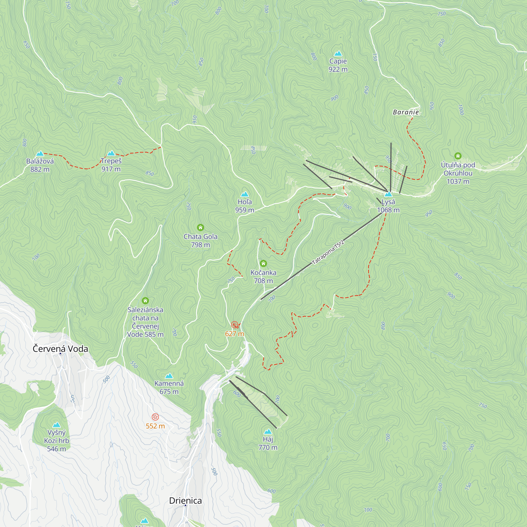 Kočanka map