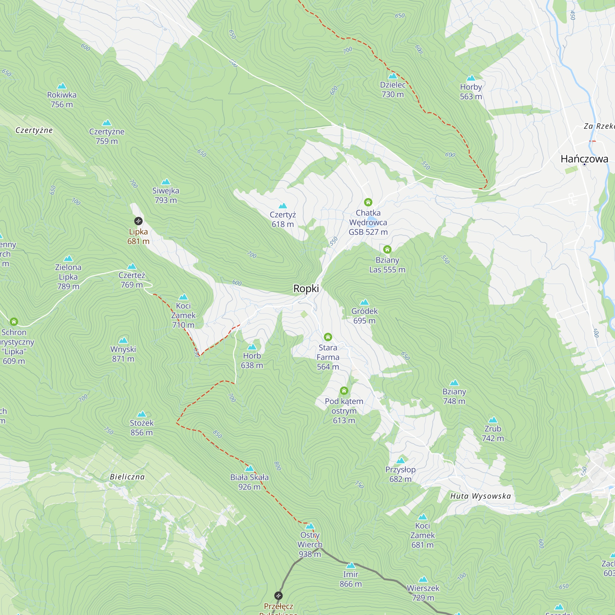 Dwór Rajdany map