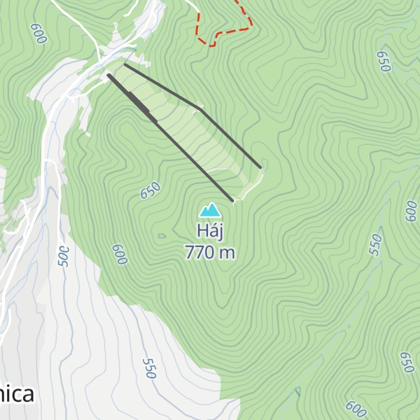 Map of Háj