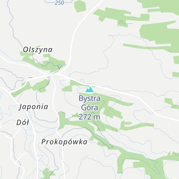 Map of Bystra Góra