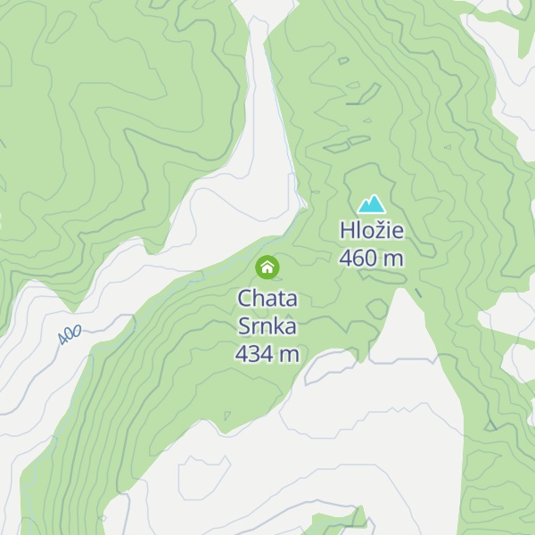 Map of Chata Srnka