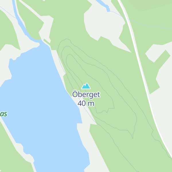 Map of Öberget