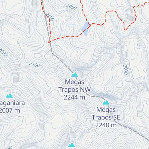 Map of Megas Trapos NW