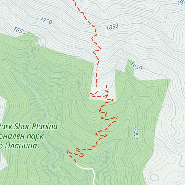 Map of Vila Ljuboten