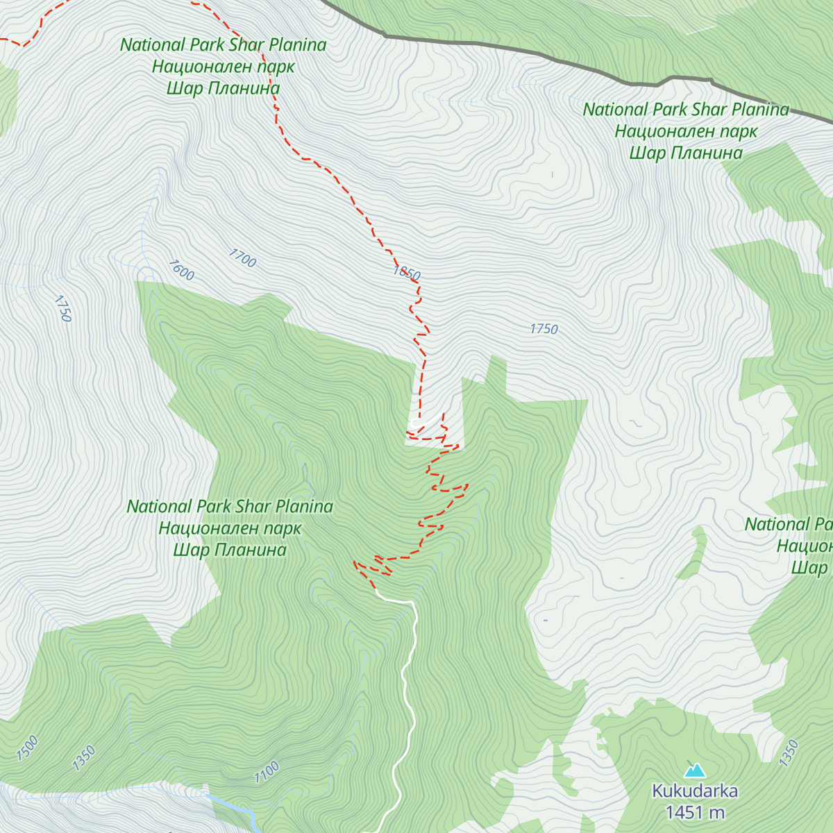 Ljuboten map