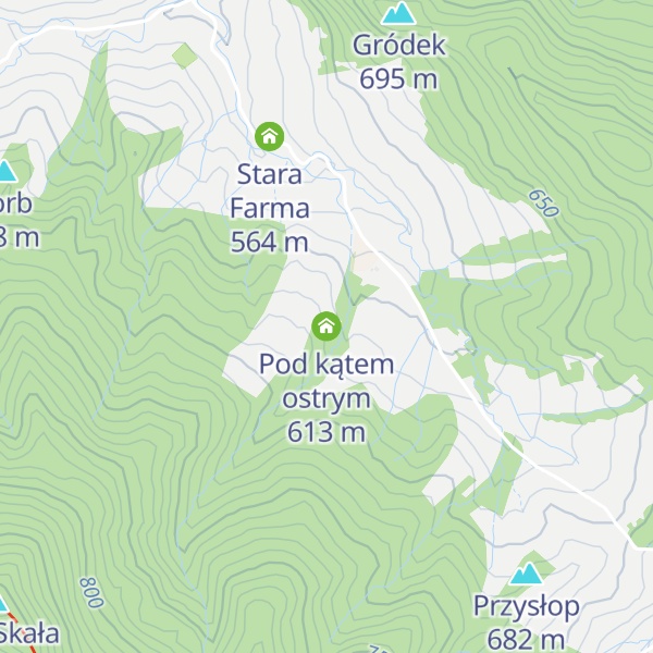 Map of Pod kątem ostrym