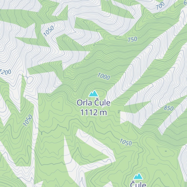 Map of Orla Čule