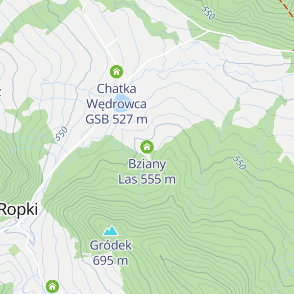 Map of Bziany Las