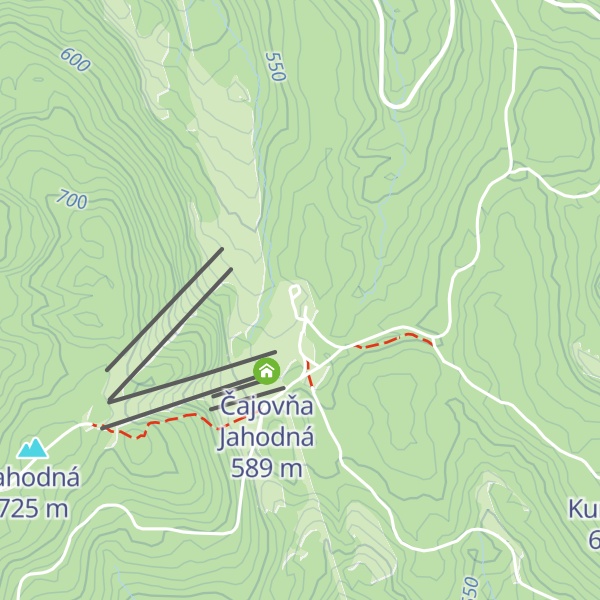 Map of Jahodná