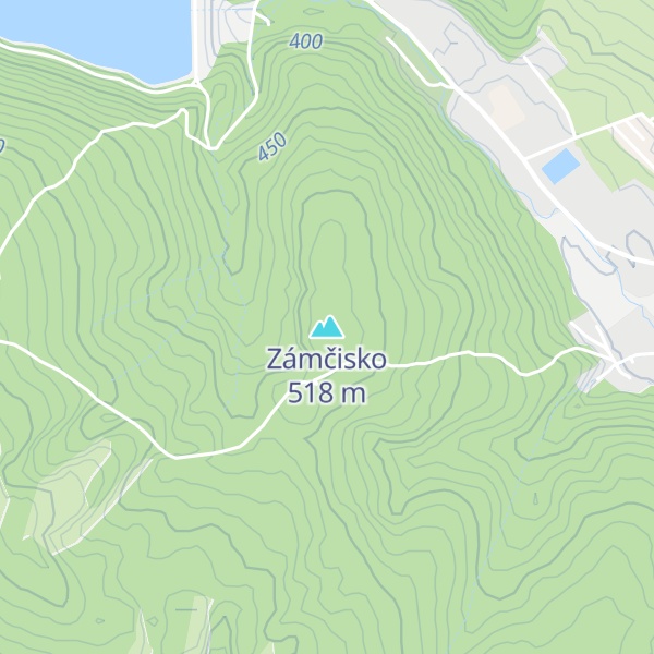 Map of Zámčisko