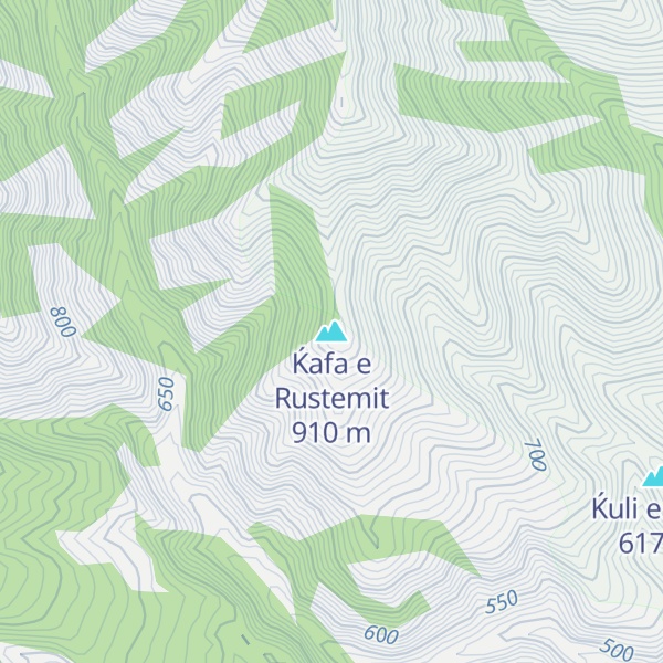 Map of Ḱafa e Rustemit