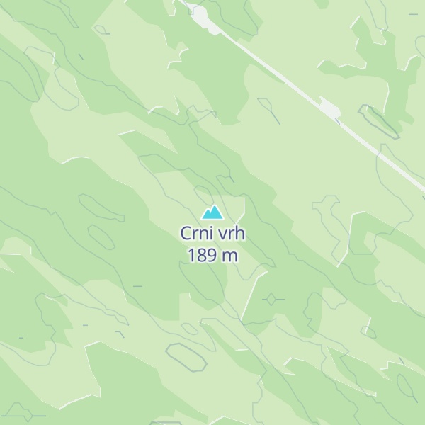 Map of Crni vrh