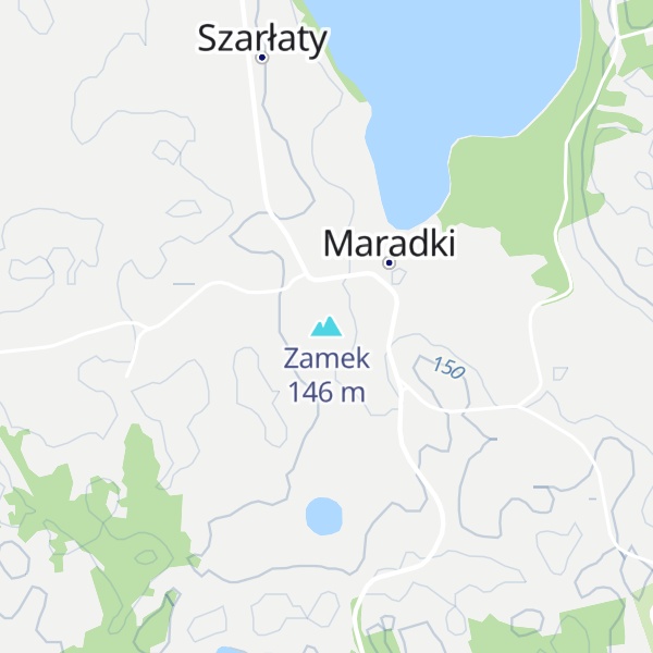 Map of Zamek