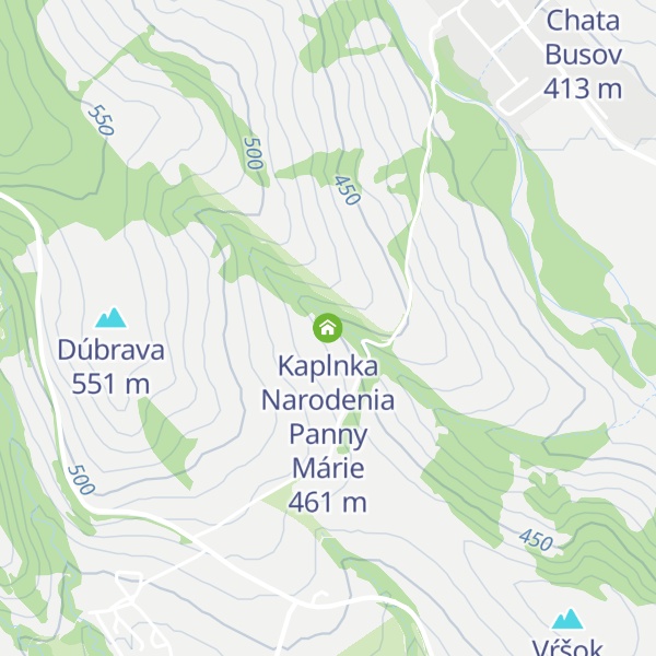 Map of Kaplnka Narodenia Panny Márie