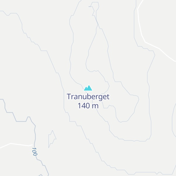 Map of Tranuberget
