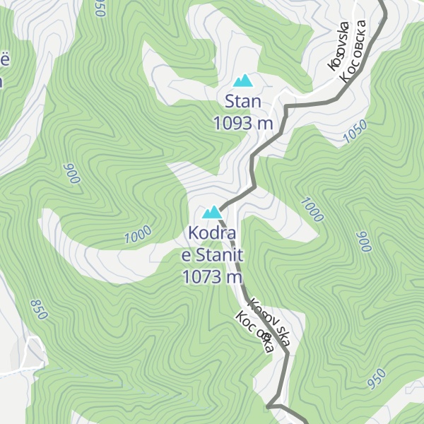 Map of Kodra e Stanit