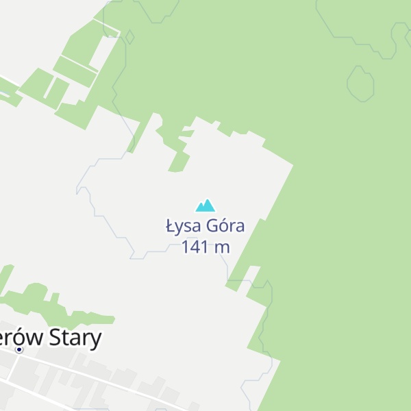 Map of Łysa Góra