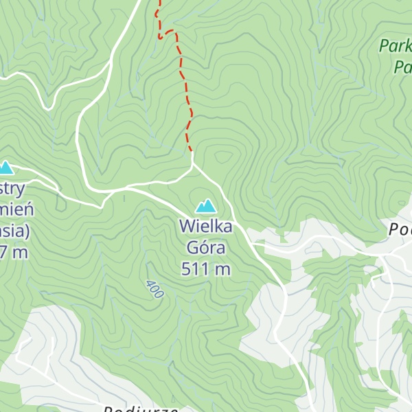 Map of Wielka Góra