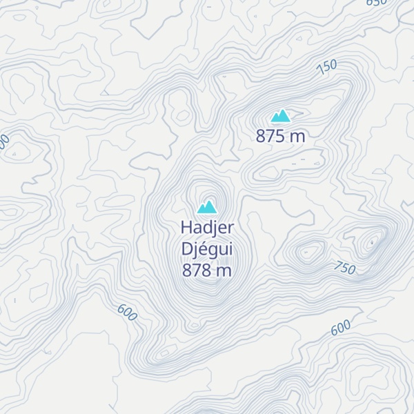Map of Hadjer Djégui
