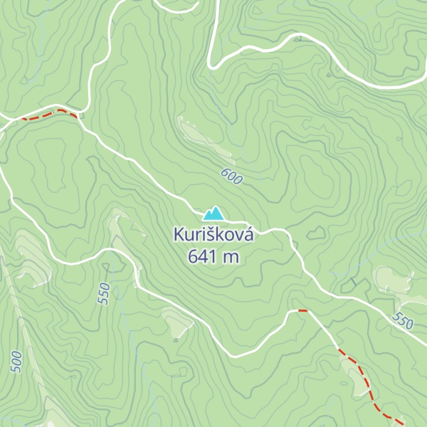 Map of Kurišková
