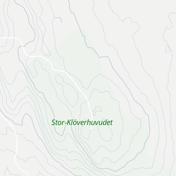 Map of Stor-Klöverhuvudet