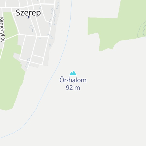 Map of Őr-halom