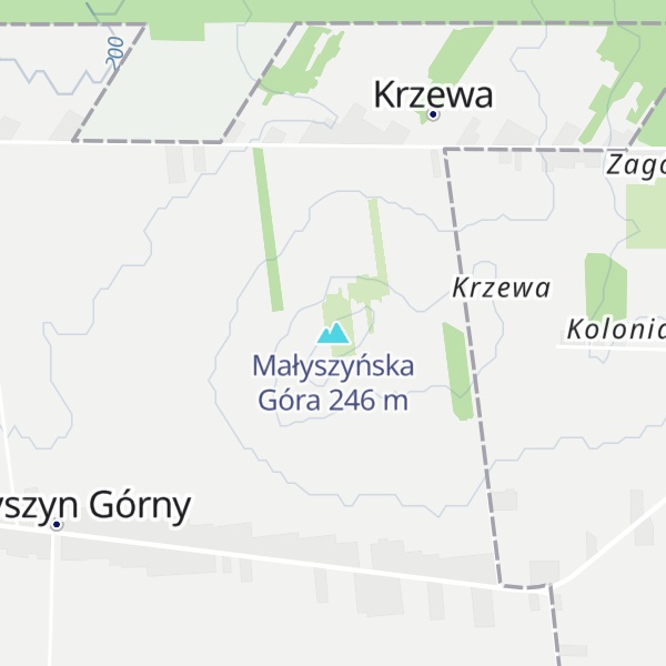 Map of Małyszyńska Góra