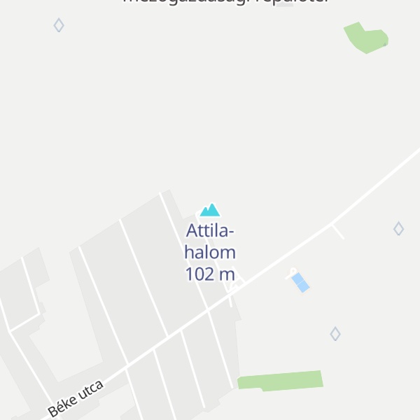 Map of Attila-halom