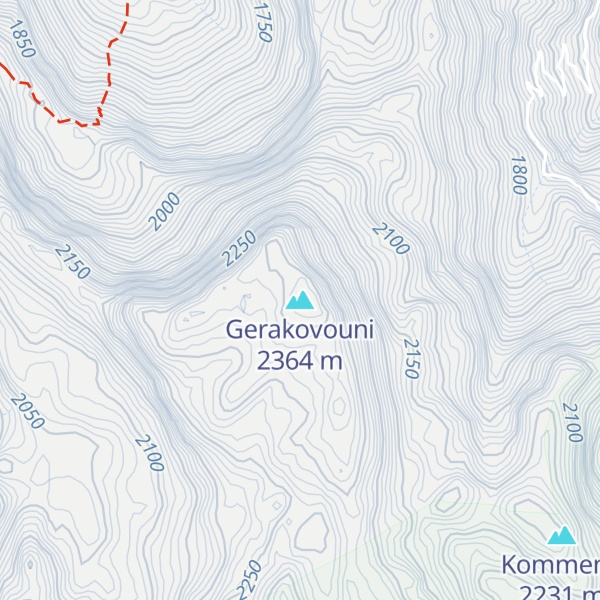 Map of Gerakovouni