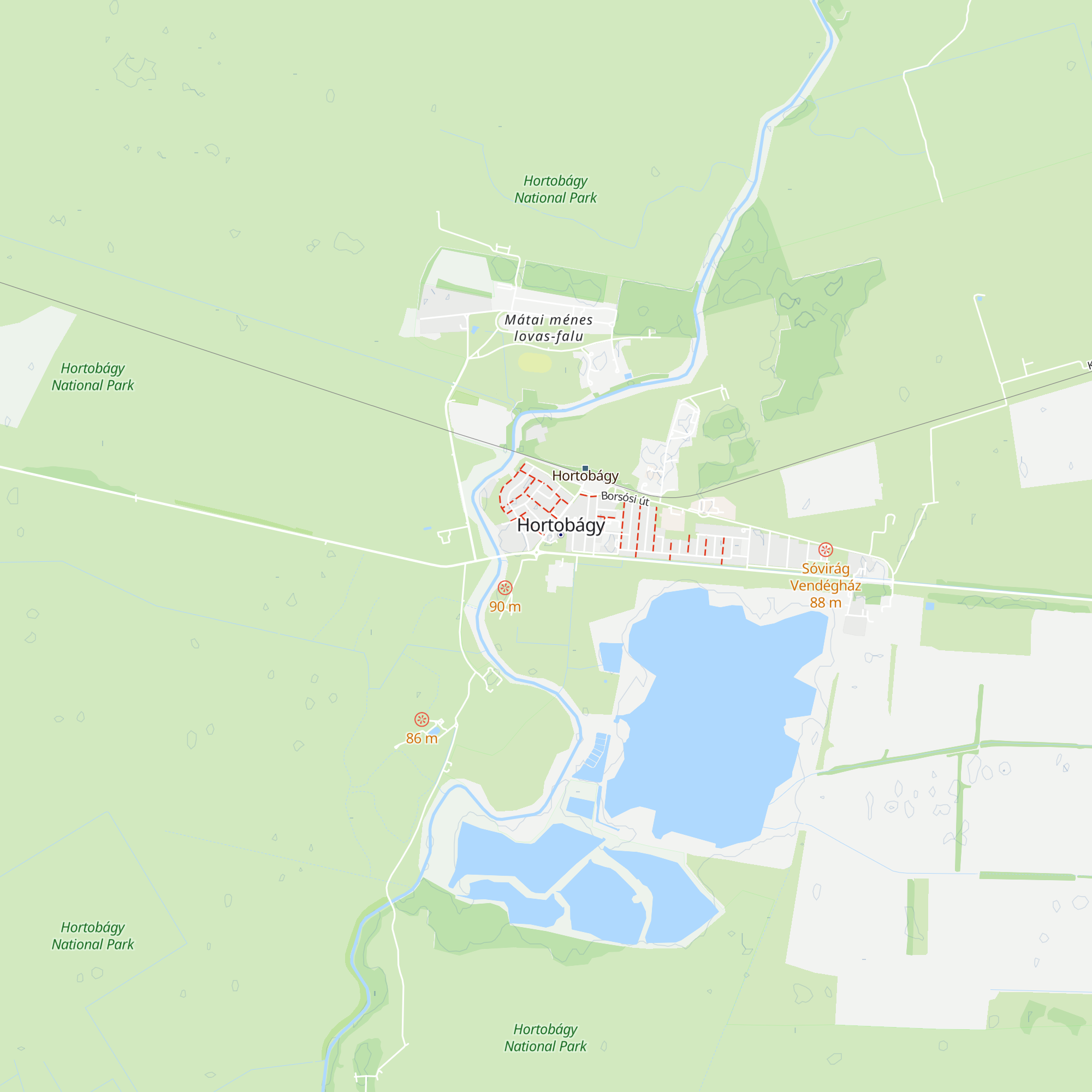 Hortobágy National Park Visitor Centre map