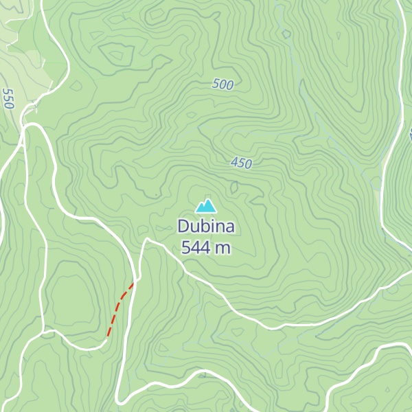 Map of Dubina