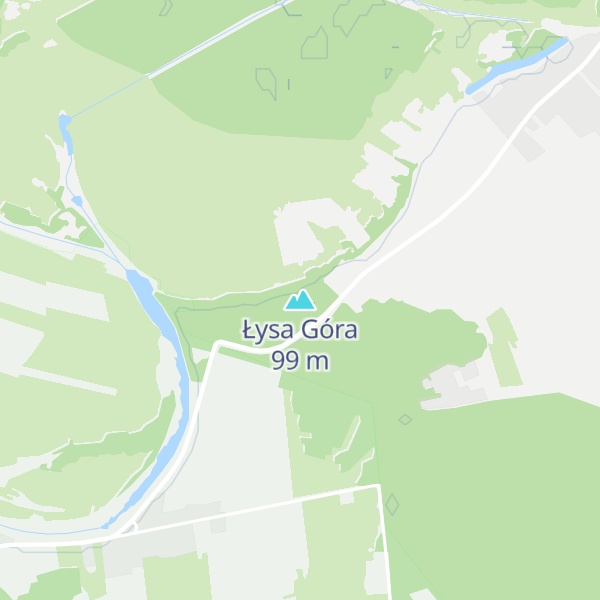 Map of Łysa Góra