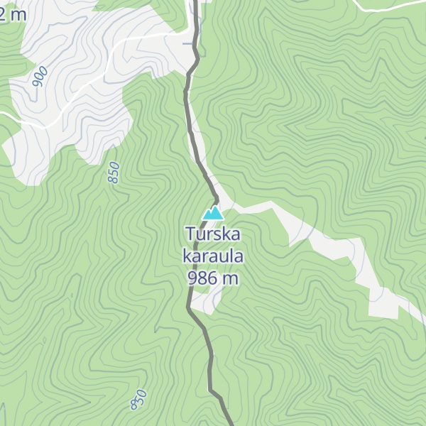 Map of Turska karaula