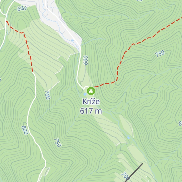 Map of Kríže