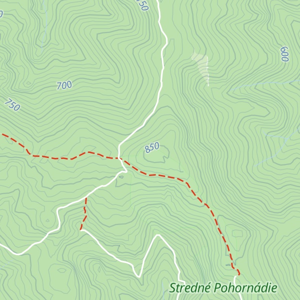 Map of Vysoký vrch