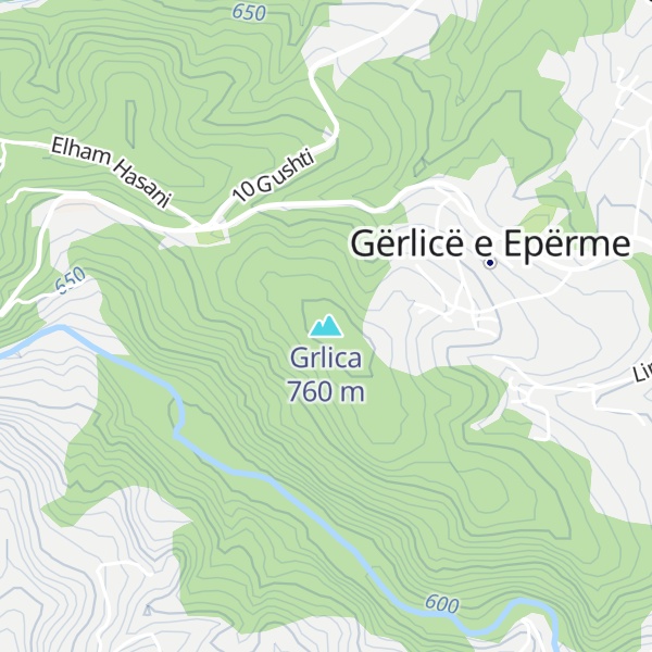 Map of Grlica