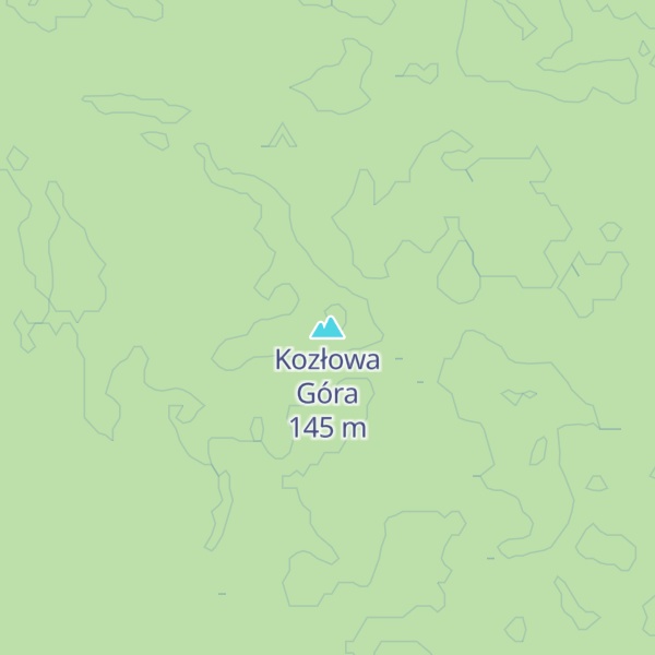 Map of Kozłowa Góra
