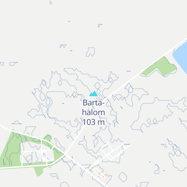 Map of Barta-halom