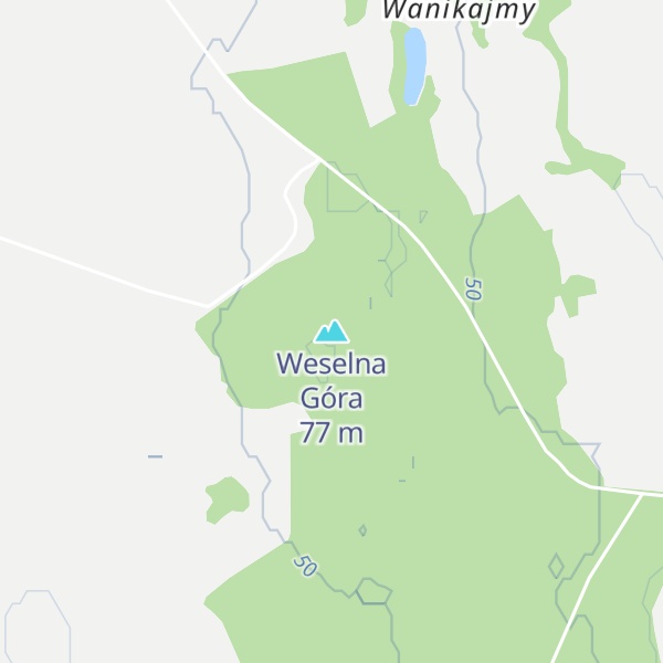 Map of Weselna Góra
