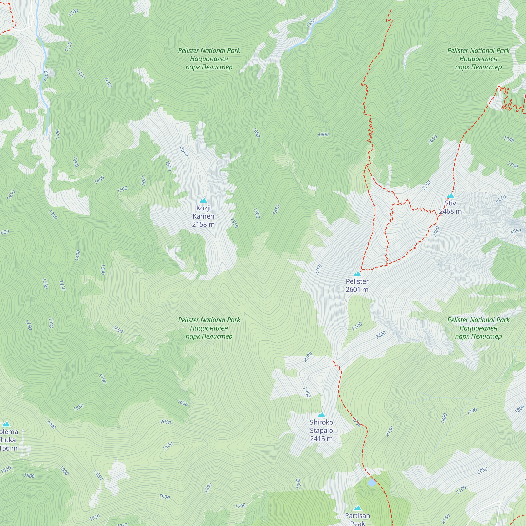 Shiroka map