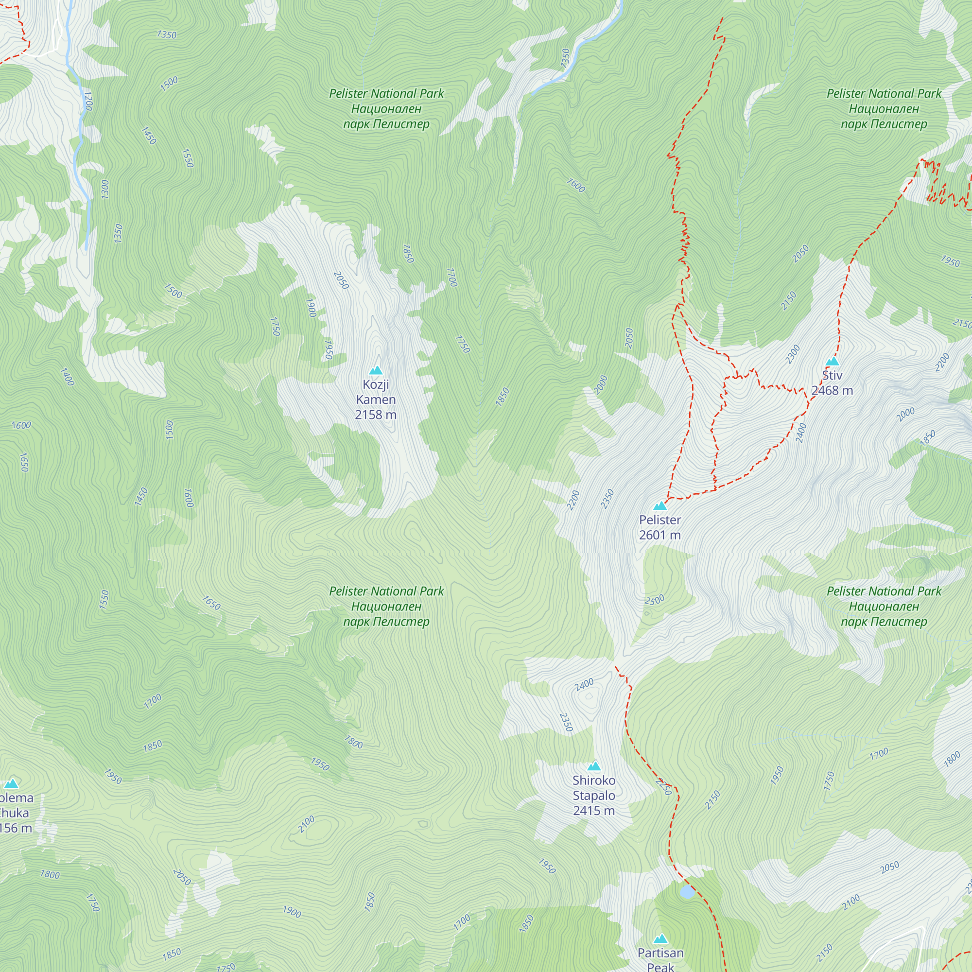 Shiroka map