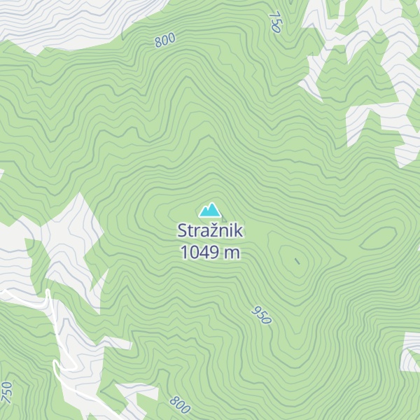 Map of Stražnik