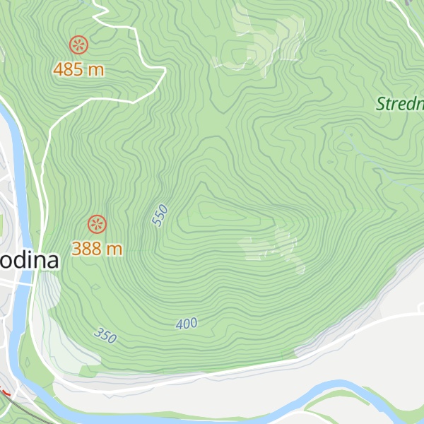 Map of Humenec