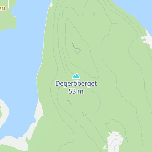 Map of Degeröberget
