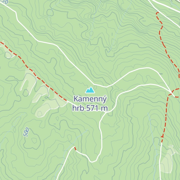 Map of Kamenný hrb
