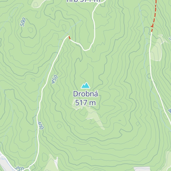 Map of Drobná