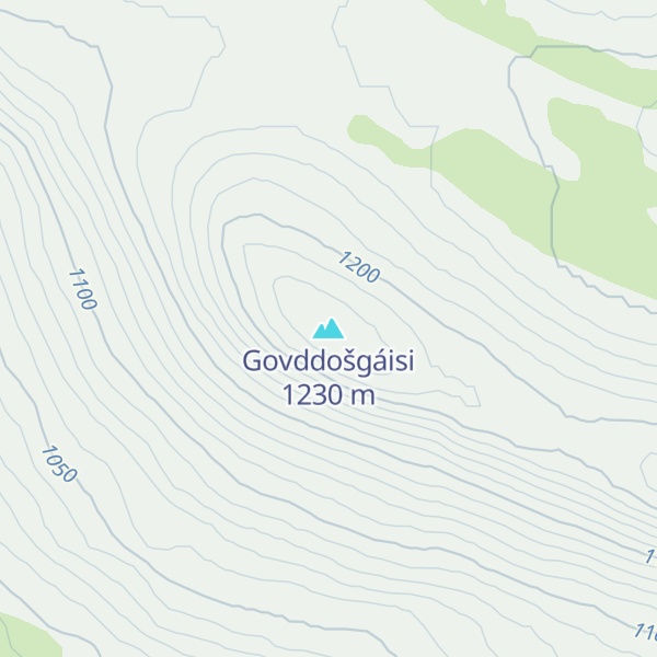 Map of Govddošgáisi