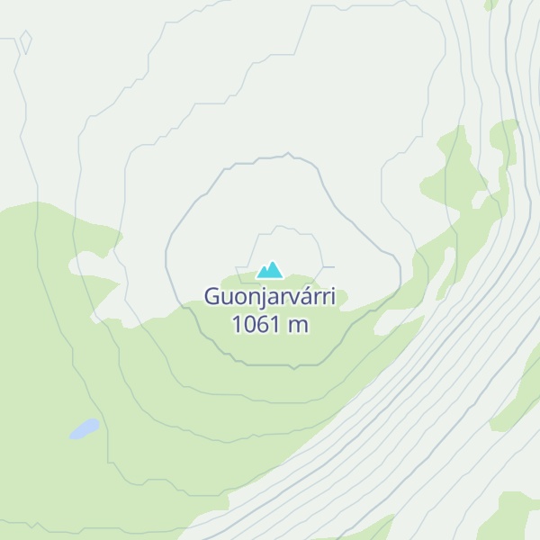 Map of Guonjarvárri