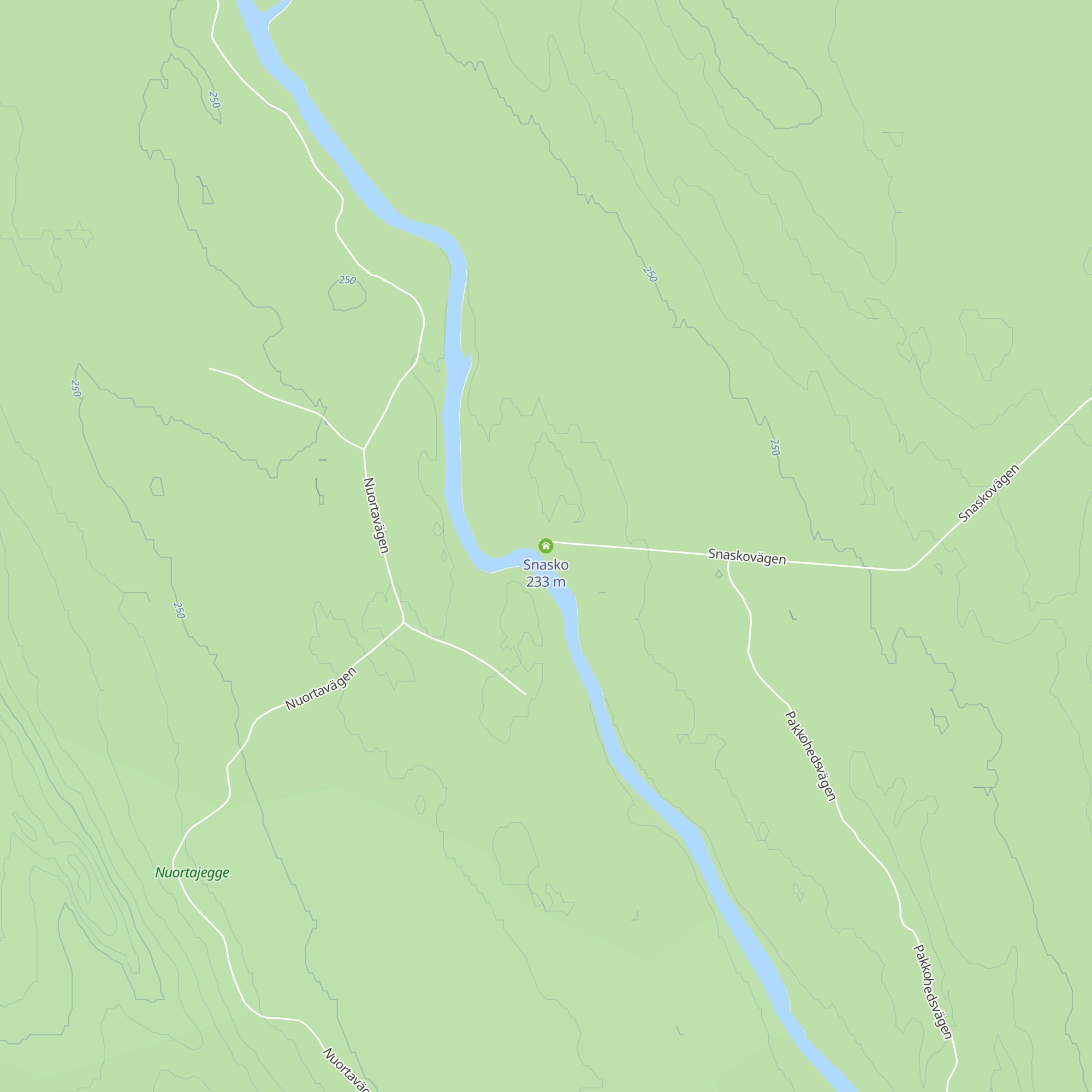 Snasko map